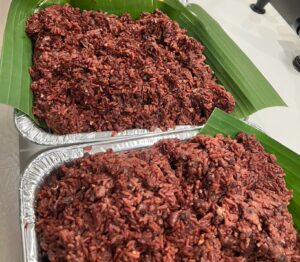 Waakye (Blacked eye peas and Rice)