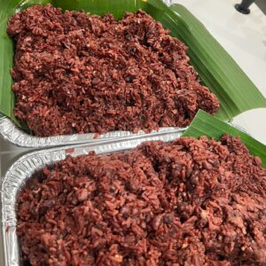 Waakye (Blacked eye peas and Rice)