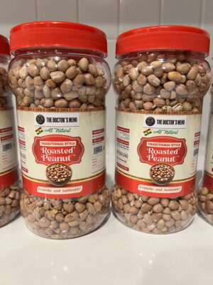 The Doctor’s Menu All Natural  Traditional Style Roasted Peanuts Net Wt. 16 oz (1 lbs) 454 g