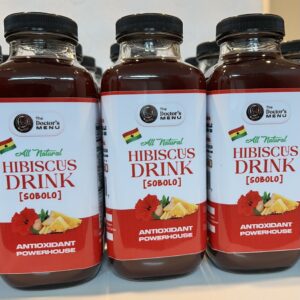 The Doctor’s Menu All Natural Hibiscus Drink (Sobolo) – 16fl oz plastic