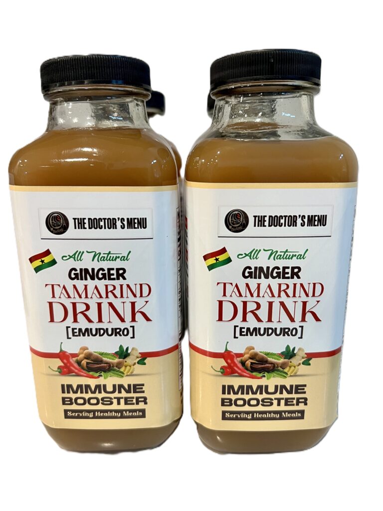 The Doctor’s Menu All Natural Ginger Tamarind Drink – Case of six plastic