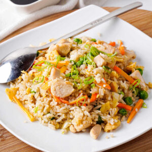 Ghana Fried Rice with Shitor (Black Pepper Sauce)